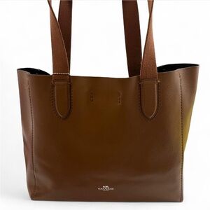 COACH Large Derby Tote F58660 in Saddle Brown